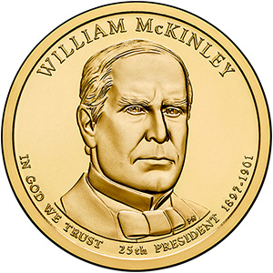 2013 (D) Presidential $1 Coin - William McKinley